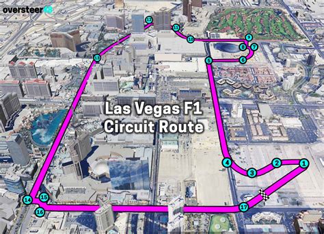 formula 1 map las vegas.